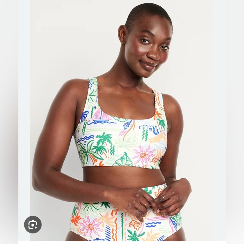 Old Navy Scoop Neck Bikini Top and Matching Swim Skirt
